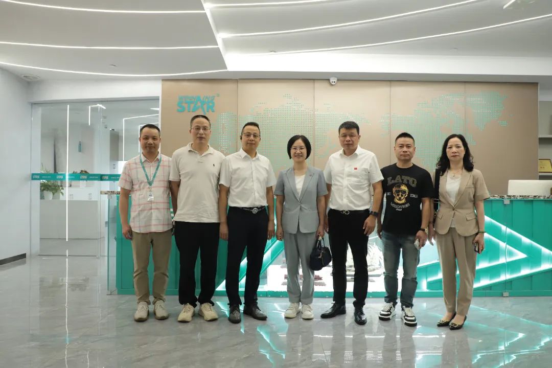 永嘉县委统战部副部长、侨联主席王萍萍一行莅临胜利之星考察